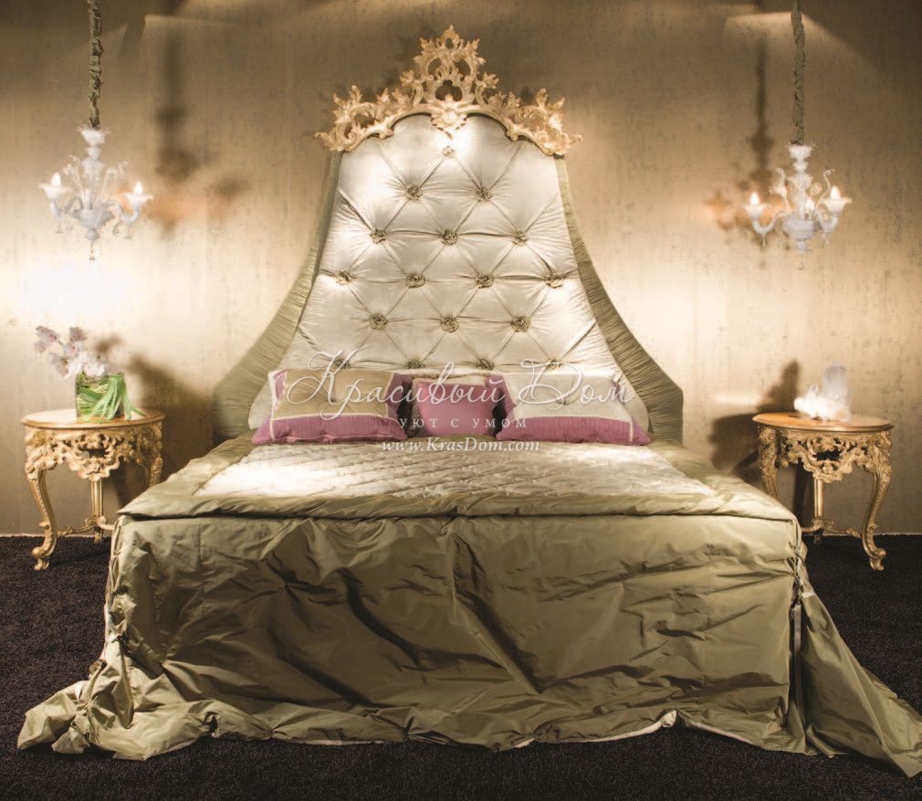Кровать С Высокой Спинкой Фото