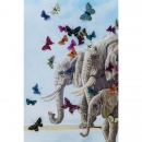  Elefants with Butterflys