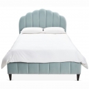 Кровать Conch голубая