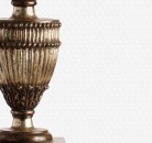 Патинированный бронзовый подсвечник в форме античной вазы