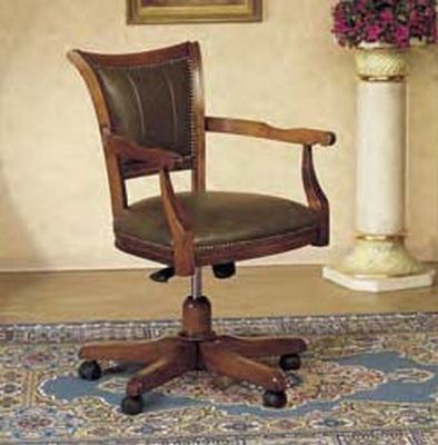 Кресло Караваджо с вращающимся сиденьем на колесиках, регулировк