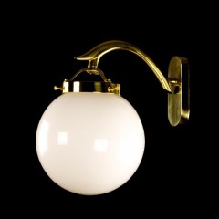 Бра с белым шарообразным плафоном - argl/333