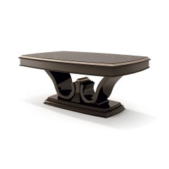 Стол с декорированной столешницей на фигурном подстолье - csh/0092