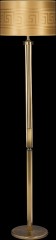 Торшер с круглым золотистым абажуром - kut/080