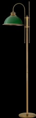 Дизайнерский торшер с круглым зеленым плафоном - kut/116