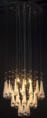 Каскадная люстра с хрустальным декором - stlu/311