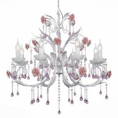 Каскадная люстра с нотками флористики - stlu/398