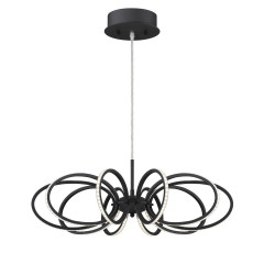 Люстра Lotos черная - sef/2258