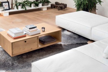 Кофейный стол в бежевом исполнении - alta/010