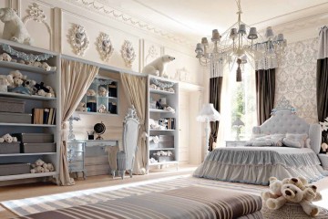 Спальня с открытыми шкафами - alm/314