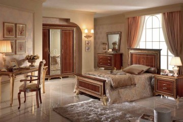 Компактная спальня с полутораспальной кроватью - acl/114