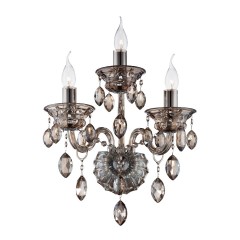 Тройное бра Antoinette коньячного оттенка - sef/2390