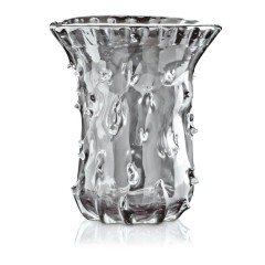 Дымчато-серая ваза с рельефным декором - abh/527