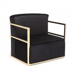 Современное кресло на внешнем металлическом каркасе - abh/030