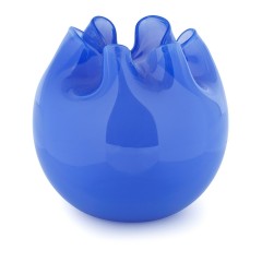 Оригинальная ваза василькового цвета - abh/546