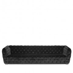 Большой трехместный диван, украшенный стежкой - капитоне - abh/108