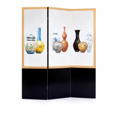 Декоративная ширма с японскими вазами - abh/215