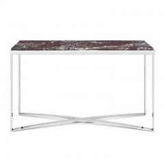 Консоль с цветной мраморной столешницей на металлическом основании - abh/092