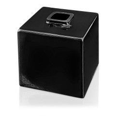 Ваза в форме куба из окрашенного стекла - abh/542