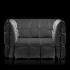 Объемный маленький диванчик с геометрической простежкой - abh/148