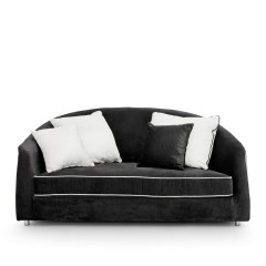 Малогабаритный диван с контрастной отделкой - abh/138