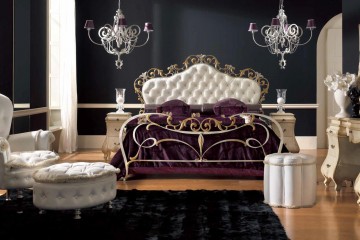 Элегантная спальня с фигурным туалетным столиком - vto/006