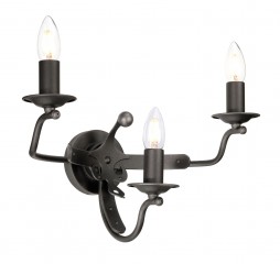 Тройное бра Saragossa black - esl/429