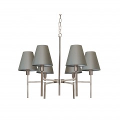 Люстра Cones grey с 6 абажурами - esl/077