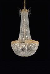 Хрустальная люстра грушевидной формы из длинных бус - msr/110