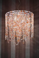 Разноцветная хрустальная люстра - msr/152