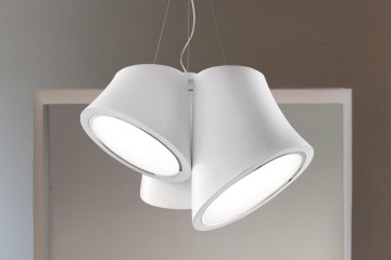 Белая люстра с 3 плафонами - msr/434