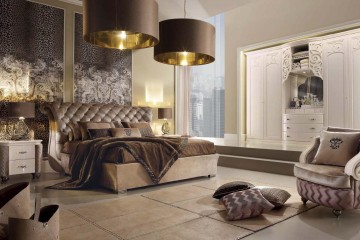 Спальня со стеганой мягкой кроватью - ebb/001