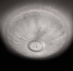 Большая круглая люстра из муранского стекла с узорами - gls/007