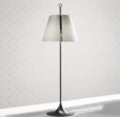 Торшер с двойным декорированным абажуром - gkn/453