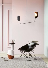 Дизайнерская люстра с 2 плафонами - mml/007