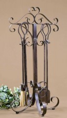 Бронзовый комплект для камина - utr/0167