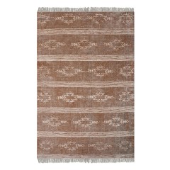 Терракотовый хлопчатобумажный ковер - utr/1028