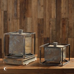 Керамические шкатулки на металлическом каркасе - utr/0233