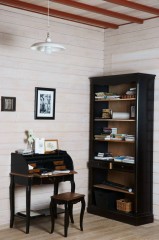 Черный гарнитур для кабинета во французском стиле Прованс - ynl/273