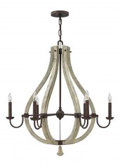 Люстра Ranch с 6 свечами - hnk/015