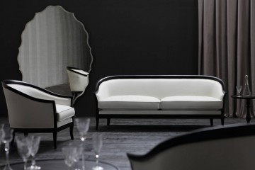 Стильная гостиная в контрастных тонах - acp/1895