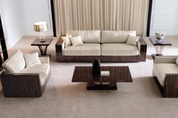 Контрастная гостиная в современном стиле - acp/1905