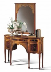 Классическая консоль-тумба с ящиками и распашными дверками - ezb/505