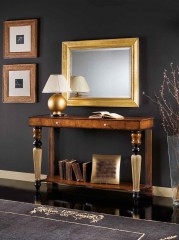 Консоль с 2 ящиками и полкой-проногой - mdg/0748