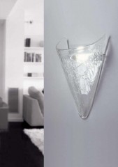 Настенный стеклянный светильник с абстрактным рисунком - lmo/171