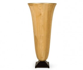 Ваза из массива орехового оттенка - crg/102