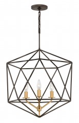 Люстра Polyhedron с 3 свечами - hnk/116