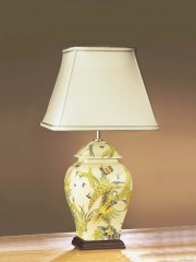 Лампа с желтыми попугаями - gdn/035