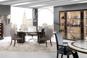 Стильный кабинет с барным шкафом - mar/768