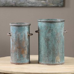 Дизайнерская ваза в форме бака - utr/0244